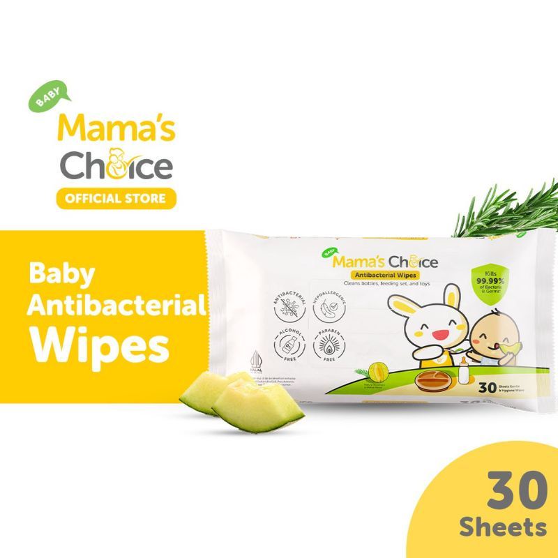 Mama's Choice Baby Wet Wipes | Tisu Basah Bayi 30s