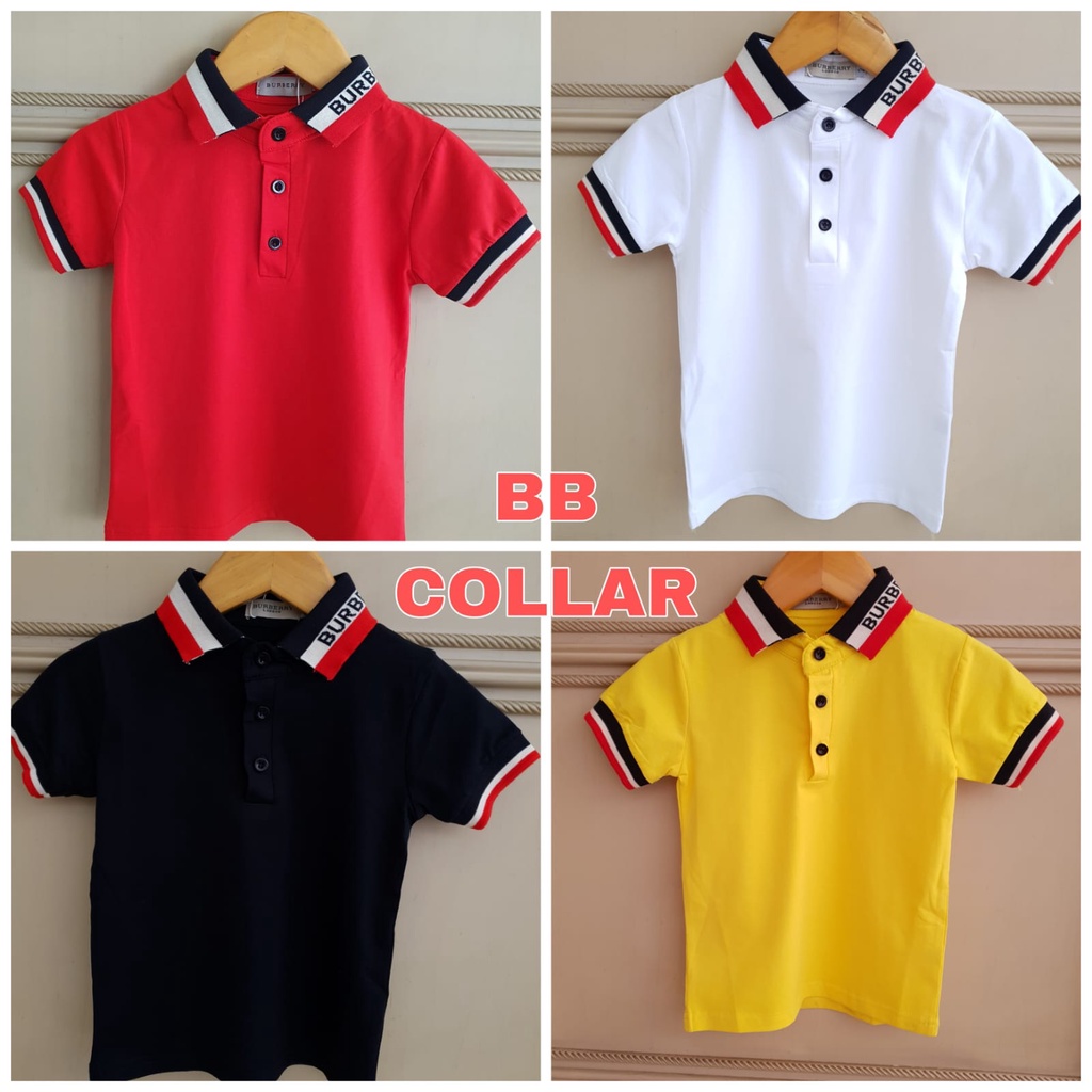 BAJUKIDDIE BB COLLAR POLO TOP KAOS POLO ANAK COWOK IMPORT KAOS KERAH BAJU ANAK LAKI LAKI