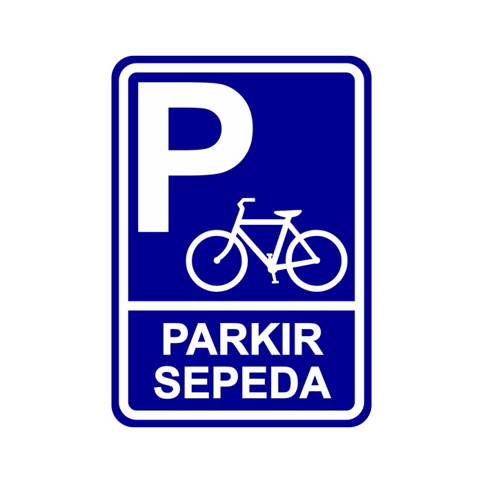 

SIGN PLAT PARKIR SEPEDA UKURAN 30X40CM K3 RAMBU SAFETY RAMBU PLAT