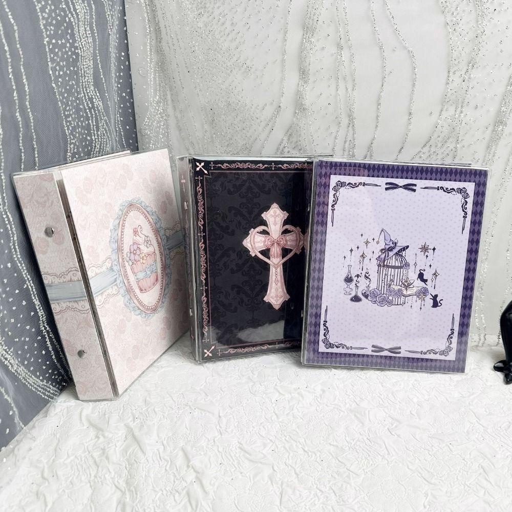 Lanfy Loose-leaf Binder Cover Korea Enam Lubang DIY Album Photocard Holder Halaman Dalam Isi Ulang Notebook Album Cover