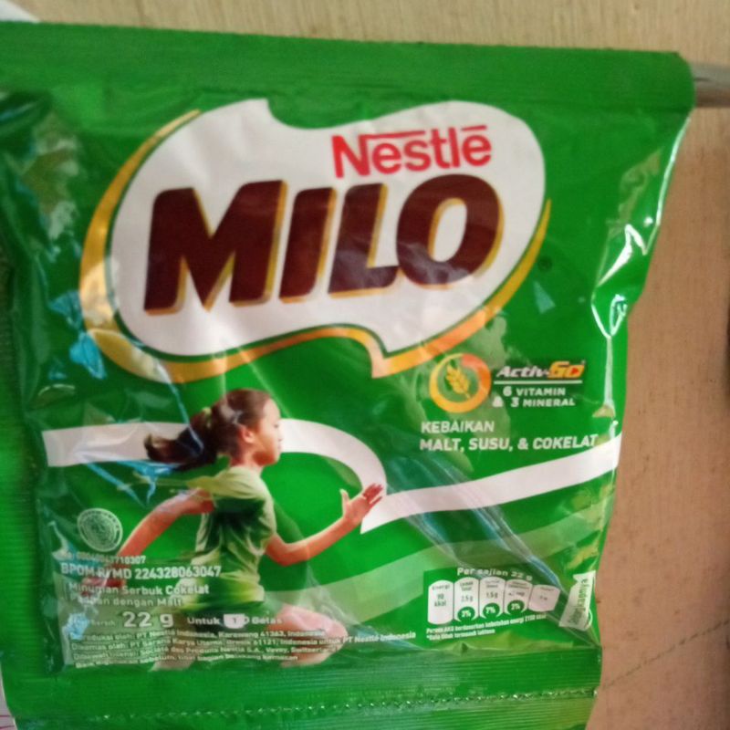 

Milo susu bubuk 22g