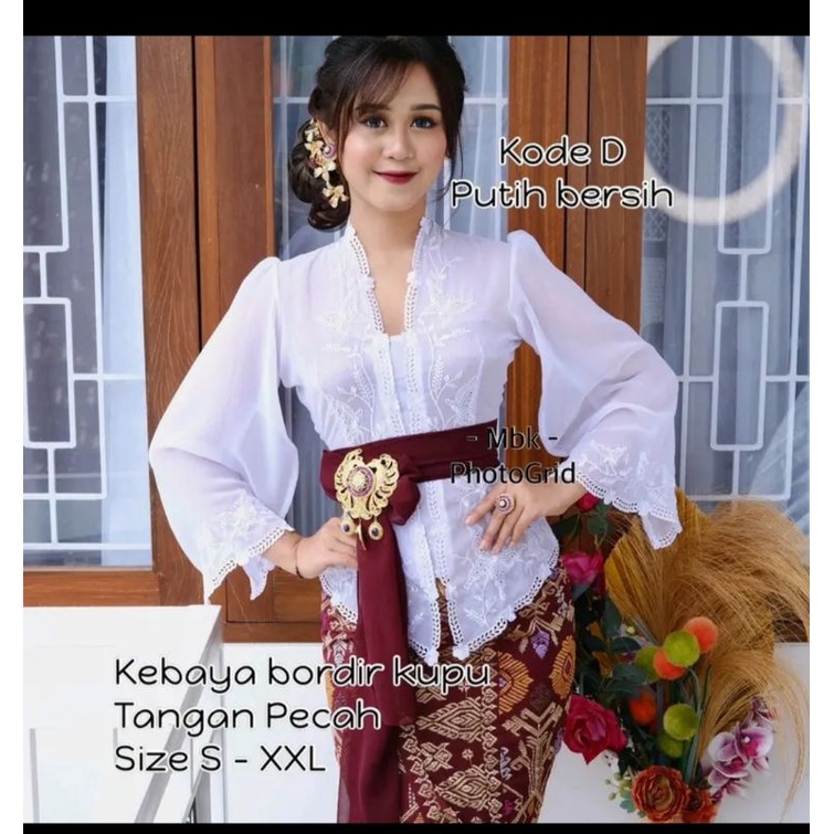 kebaya sifon bordir