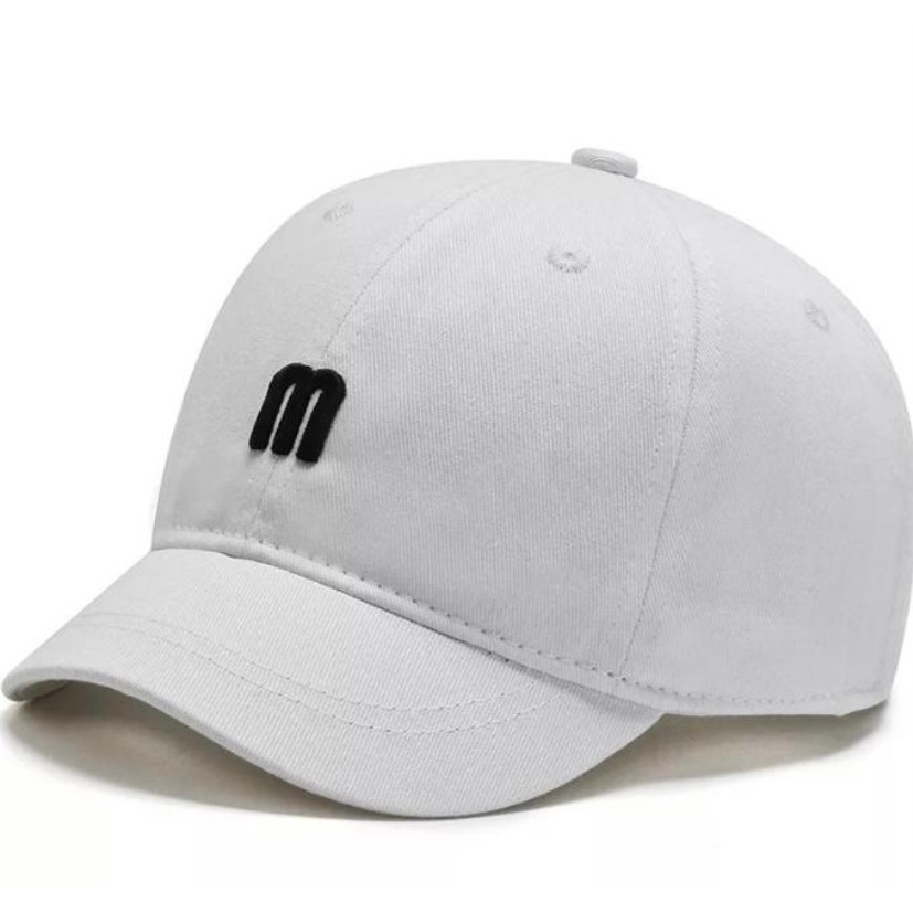 COD Baseball cap : &quot;M&quot; DUCK CAP - Topi baseball topi pria topi wanita SHORT BRIM CAP