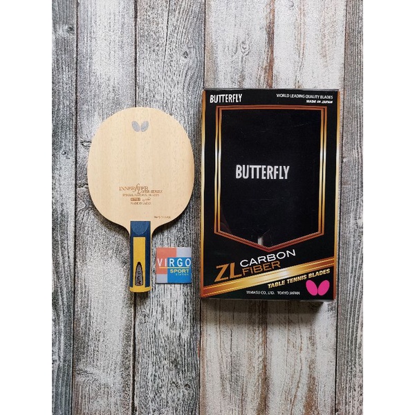 Butterfly Innershield ZLF carbon  kayu blade bet pingpong 100%Original