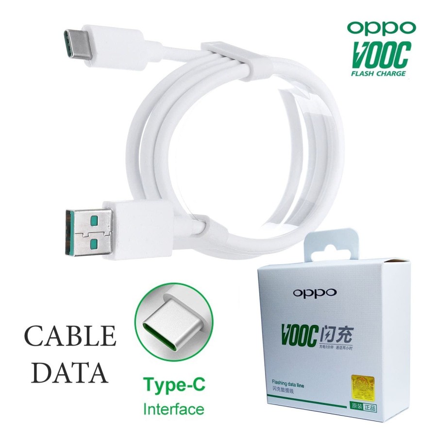 KABEL DATA OPPO VOOC TYPE - C