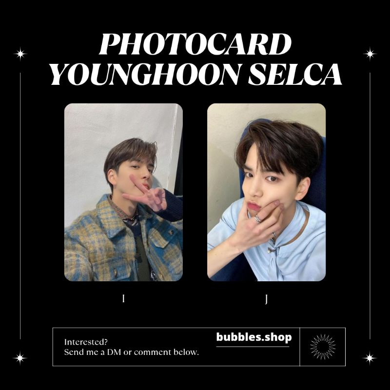 PHOTOCARD UNOFFICIAL YOUNGHOON THE BOYZ SELCA