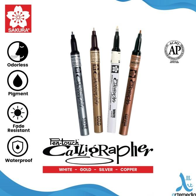 

Pena Kaligrafi Permanen Sakura Pen Touch Calligrapher Paint Marker PROMO