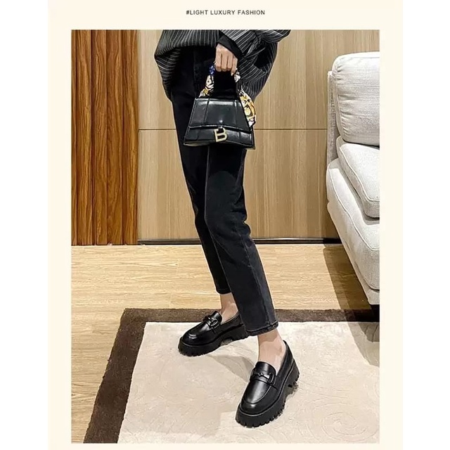 SEPATU WANITA LOAFERS MATTE 2023 '' MONZZA '' SEPATU MUSIM GUGUR PREMIUM 035