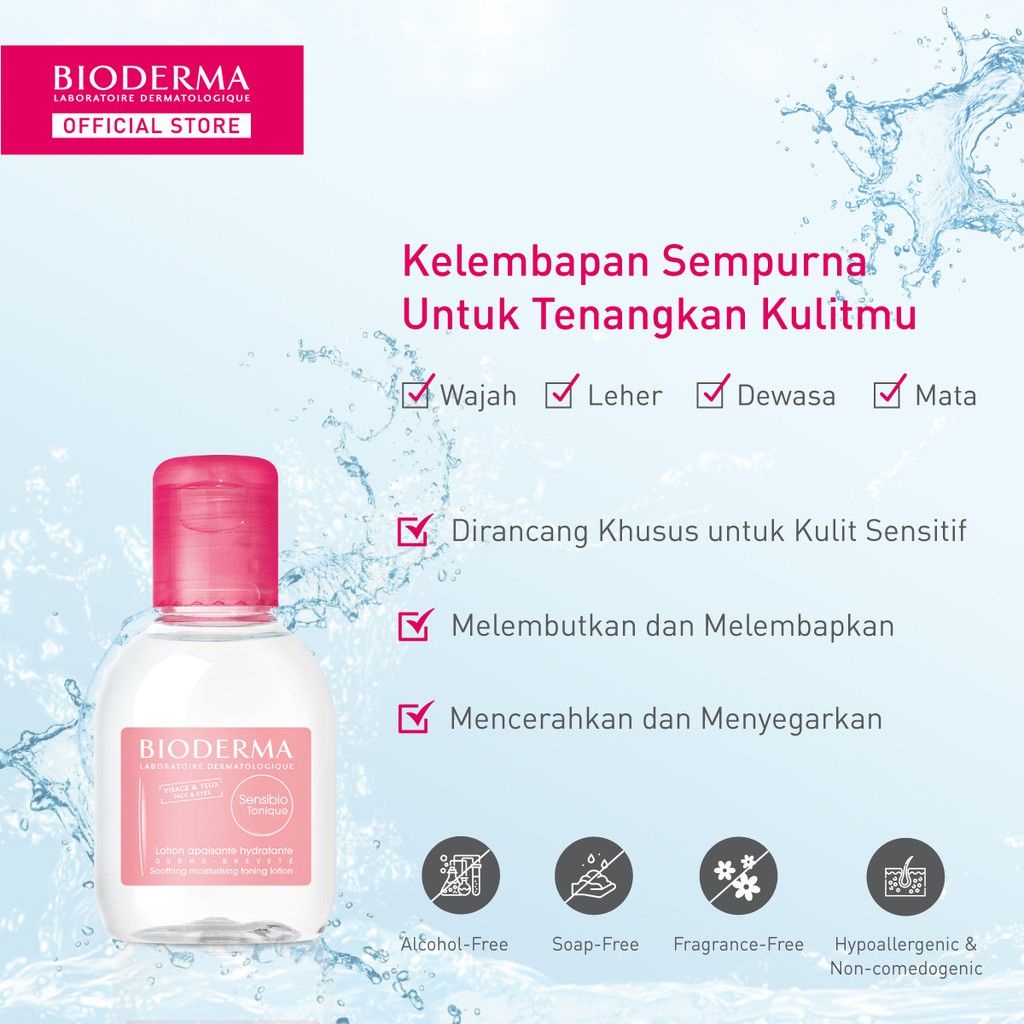 Bioderma Sensibio Tonique 100 ml - Toner untuk Kulit Sensitif