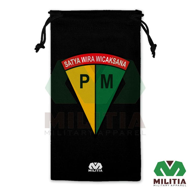 Tas serut kecil POLISI MILITER PM Tempat kacamata