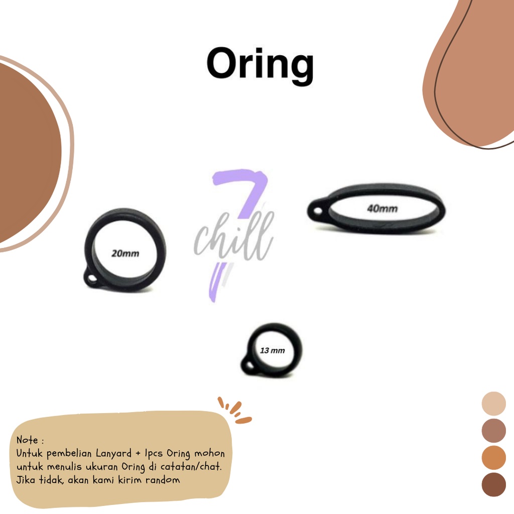 

Lanyard Gantungan Pods Only Oring