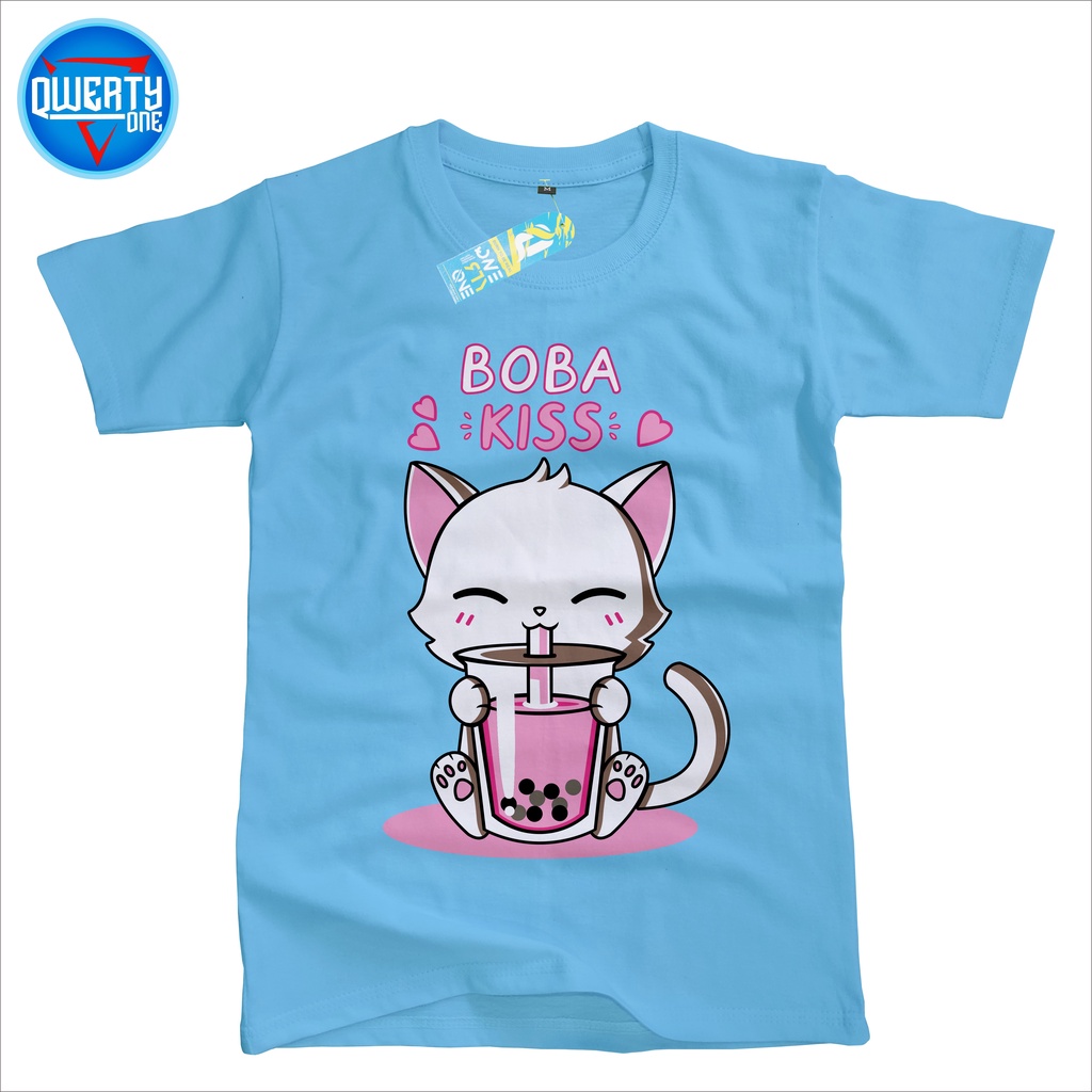 KAOS ANAK PEREMPUAN BOBA KISS TURKISH MUDA 1-8 TAHUN