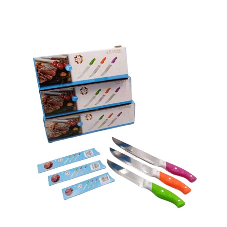 [BISA COD] PROMO Pisau Dapur Stainless Warna Tajam Multifungsi Mudah Digunakan Pisau Sayur Pisau Daging Pisau Kupas Pengupas Pisau Potong Pisau Stainless Termurah
