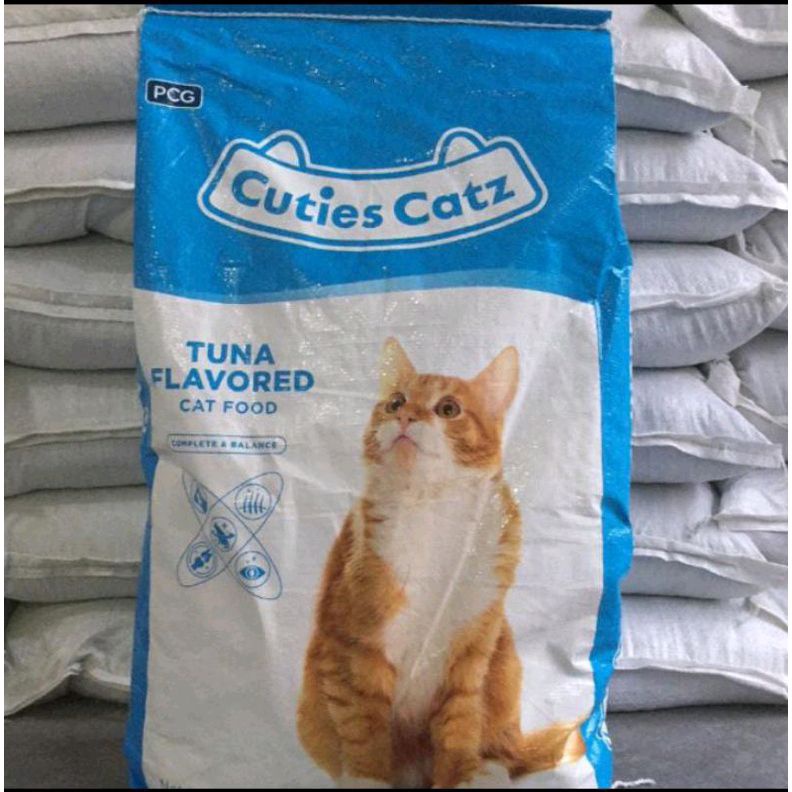 Makanan kucing dewasa promo Cuties Catz tuna 1kg makanan kucing cuties catz dry catfood