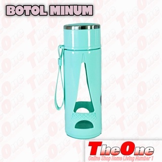 Botol Minum Kaca Botol Minum Kaca 400ml Botol Minum Kaca 8803 Tahan Panas