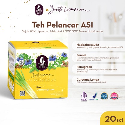 Mama Bear Teh Pelancar Asi Lemongrass