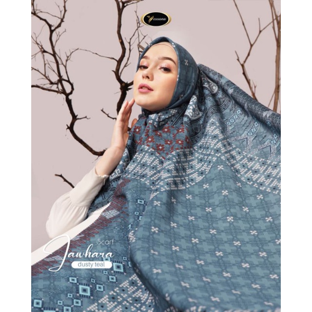 Jilbab Segi Empat Jawhara scarft By Yessana