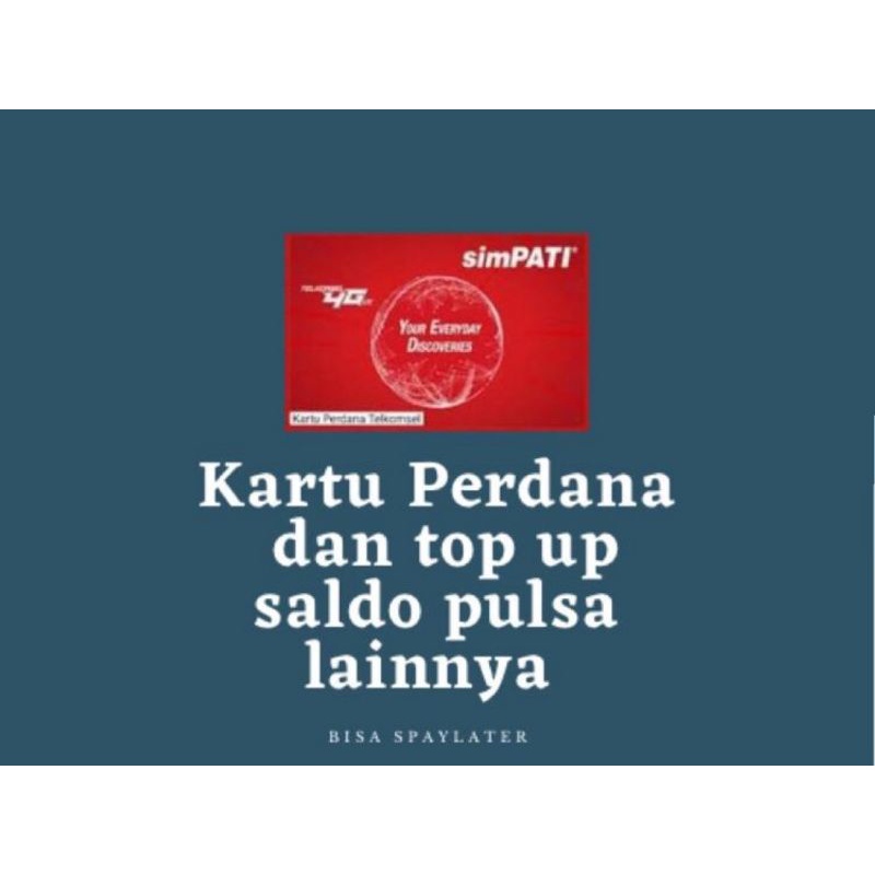 Perdana Telkomsel bisa isi saldo