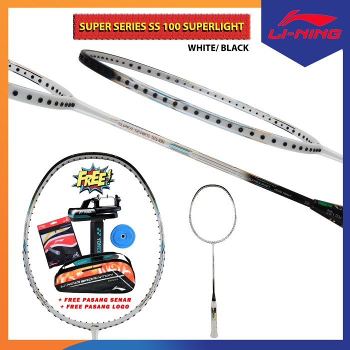 Raket Lining Super Series Ss 100 Superlight Raket Badminton Original