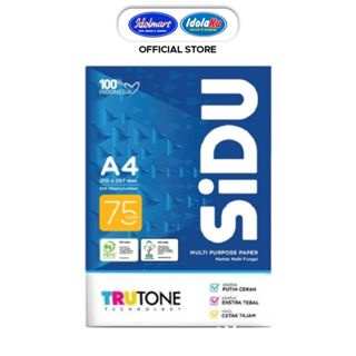 

IDOLMART SIDU HVS Paper Print A4 75gram - Kertas Fotokopi – Rim- Karawang