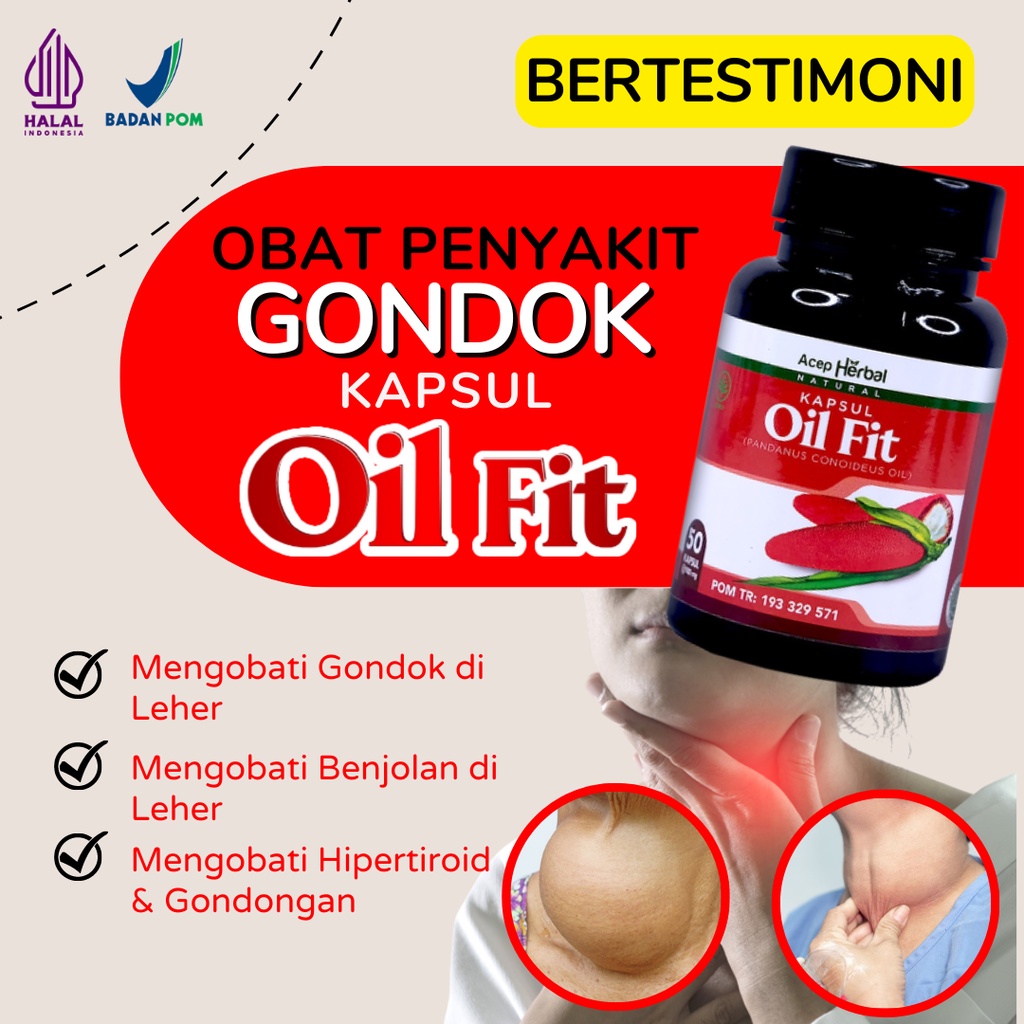 Obat Gondok Herbal Gondokan Beracun Penghancur Benjolan di Leher Gondongan Benjol Lipoma Limfoma Uci