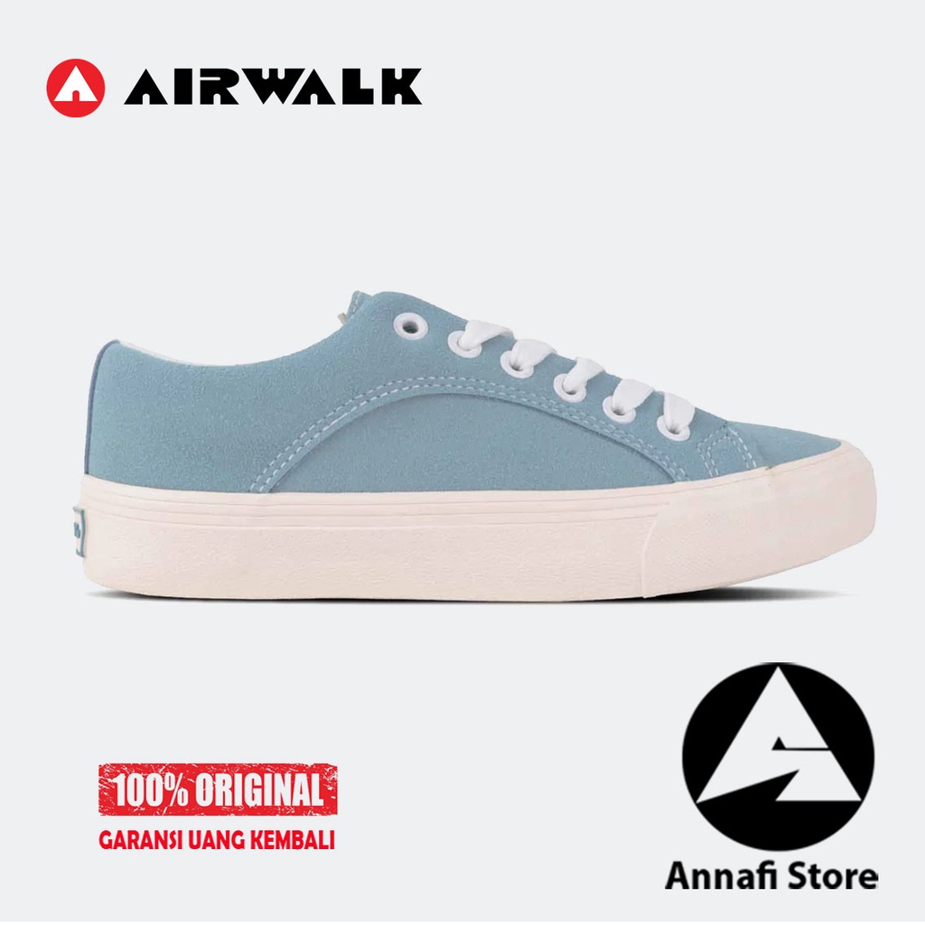 JUAL SEPATU SENAKERS WANITA AIRWALK STEPAN AIW22CL0915L - BIRU PASTEL