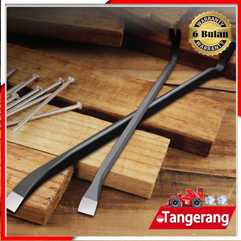Linggis Toge Cabut Paku 35cm Alat Congkelan Paku Linggis Crowbar Segi 6