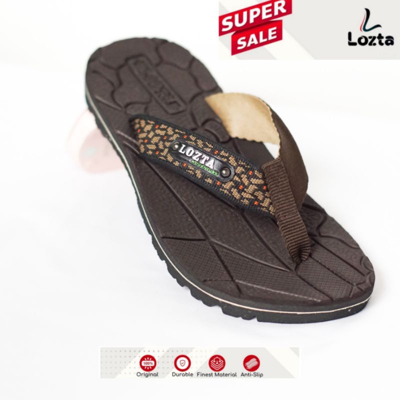 Sandal Lozta Adventure Sendal Gunung Sandal Hari Raya Sandal Japit Sepanjang Masa Size 39 - 43