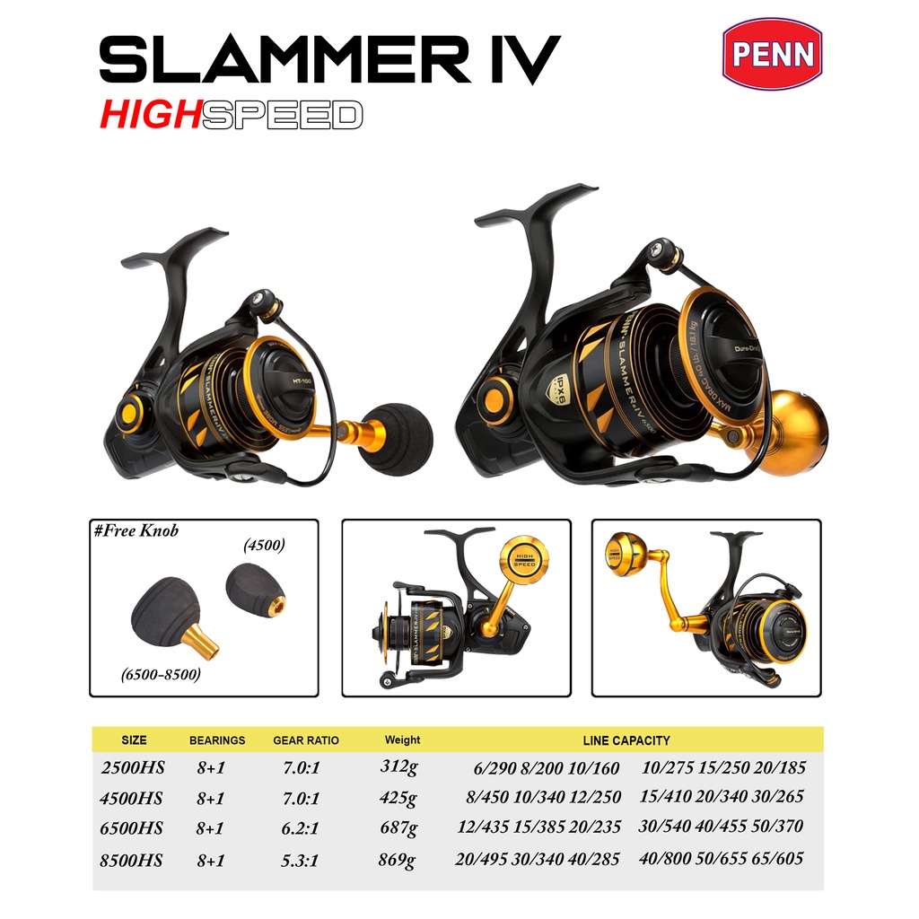 Reel Pancing Penn Slammer IV HS