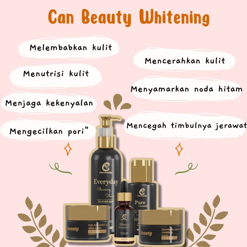 Paket Wajah Can Beauty Skincare Bpom/Can Beauty Skincare Bpom Glowing Cepat