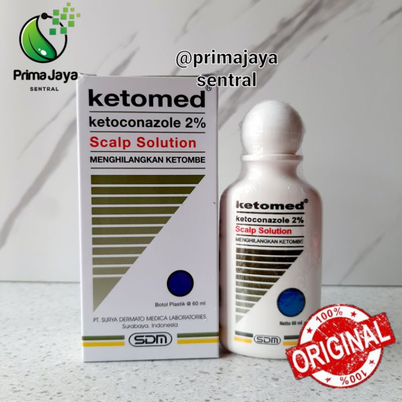
KETOMED 2% SHAMPO MENGOBATI KETOMBE / MENGONTROL GATAL MENGELUPASAN IRITASI LUKA KULIT KEPALA / BAY