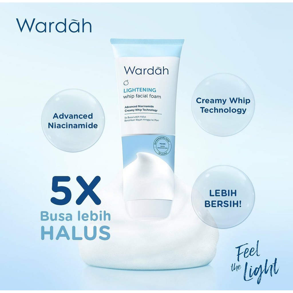 PUSAT-WARDAH LIGHTENING WHIP FACIAL FOAM 100ML