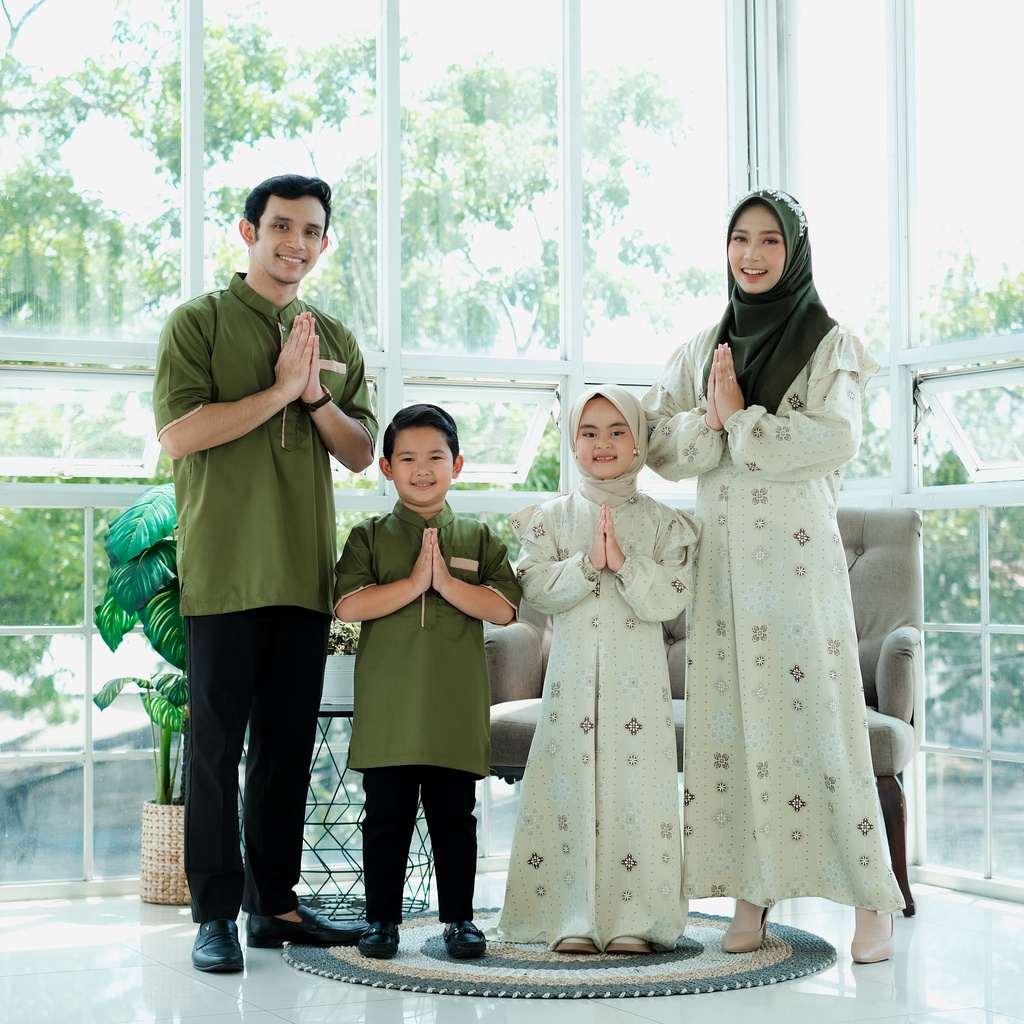 DRUPALA FAMILY SET GAMIS KOKO SET KEMBAR COUPLE KELUARGA