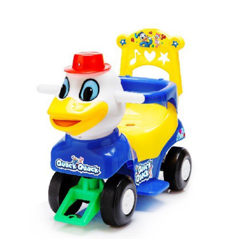 second preloved pl mainan dorong mobil mobilan dudukan ride on bebek Donald duck QQ 623