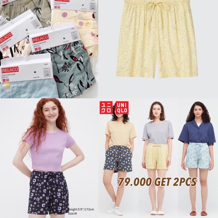 Depan UNIQLO Joy Print Relaco Short