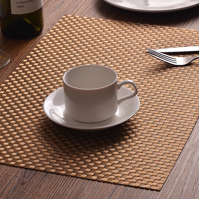 (SerbaSerbi )Tatakan Piring Motif Mnimalis / Alas Piring / Placemats Mewah Dan Elegant  45x30 Cm