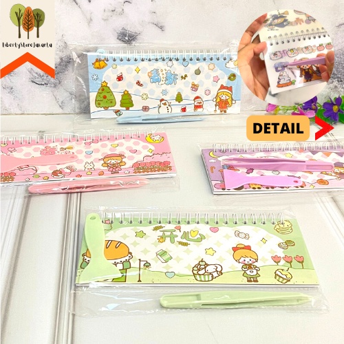 

Buku Spiral Senmu 25 X 10 cm ZC-AM35 Isi Sticker Senmu Sweet Cewe Lucu Bonus Perata dan Penjepit Sticker Lucu Imut Import Funny Fancy Stuff Best Gift Stationery For School Alat Tulis Kantor Sekolah Ready Grosir Kado Ulang Tahun READY COD