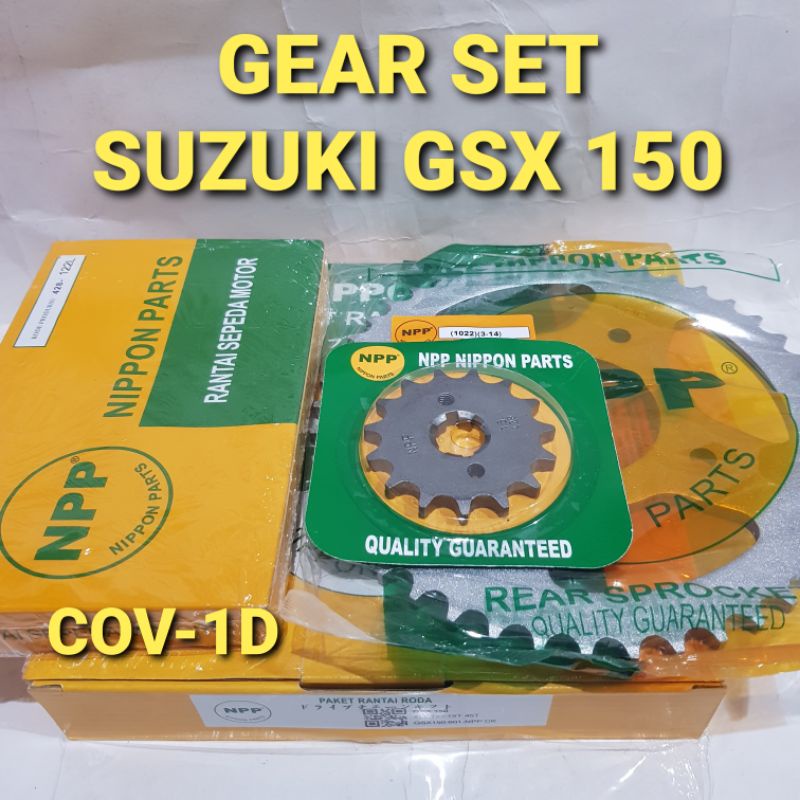 GEAR GIR SET PAKET SUZUKI GSX 150 R S BANDIT NPP