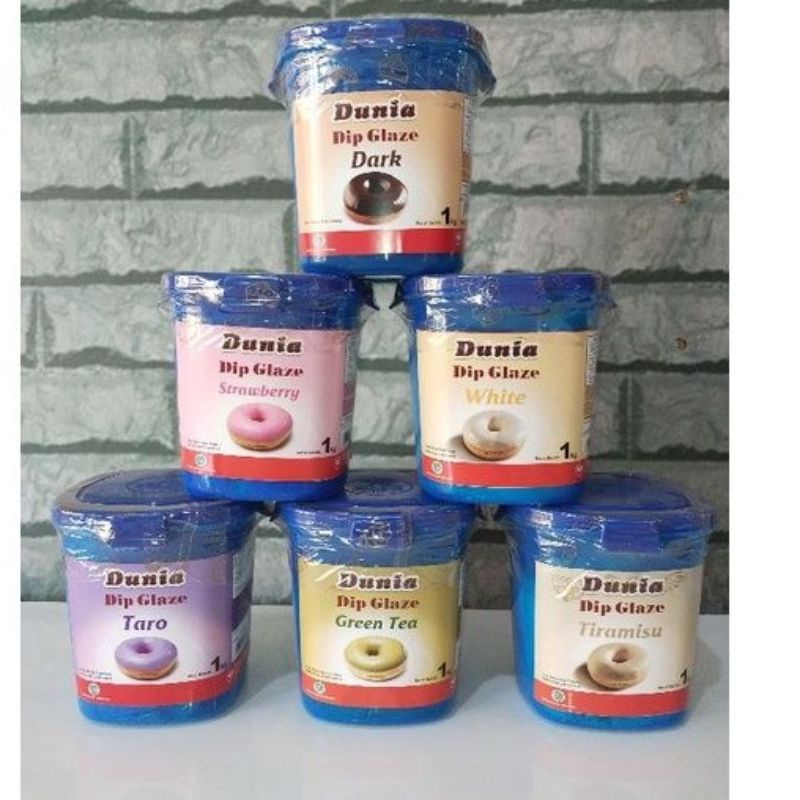 

Dunia glaze 1 kg ready banyak macam rasa Dark, taro, cokelat, white, tiramisu, strawberry