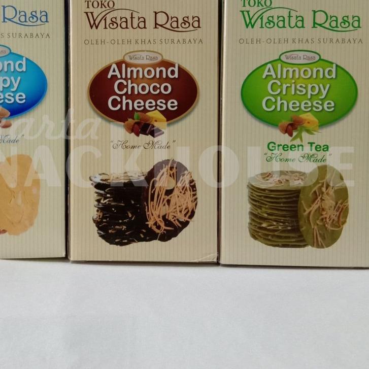 

Diskon [TD4] ALMOND CRISPY CHEESE / CHOCO / GREEN TEA WISATA RASA SURABAYA