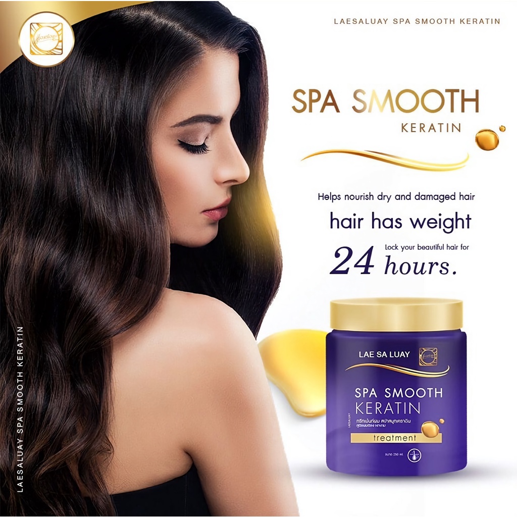 LAE SA LUAY SPA SMOOTH KERATIN HAIR MASK - HAIR SPA - MASKER RAMBUT