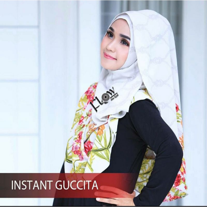 Flow Idea Hijab Guccita Instant Hijab ORI