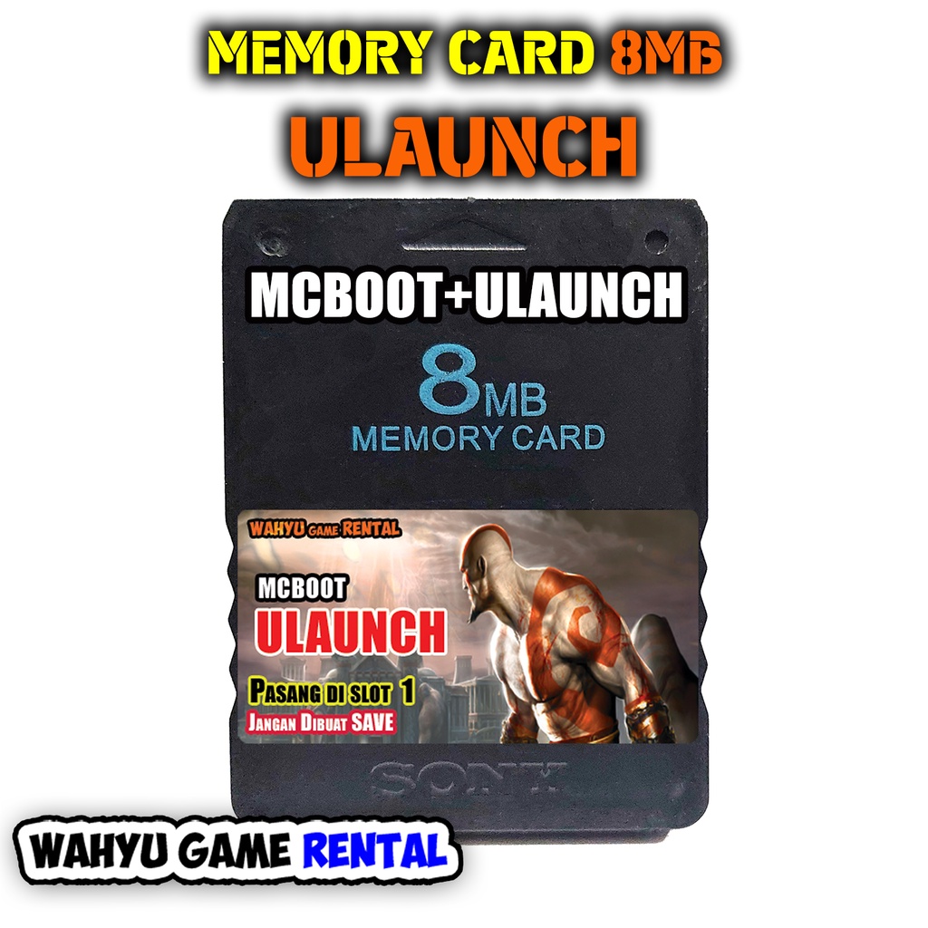 Memory Card PS2 Ulaunch Playstation 2