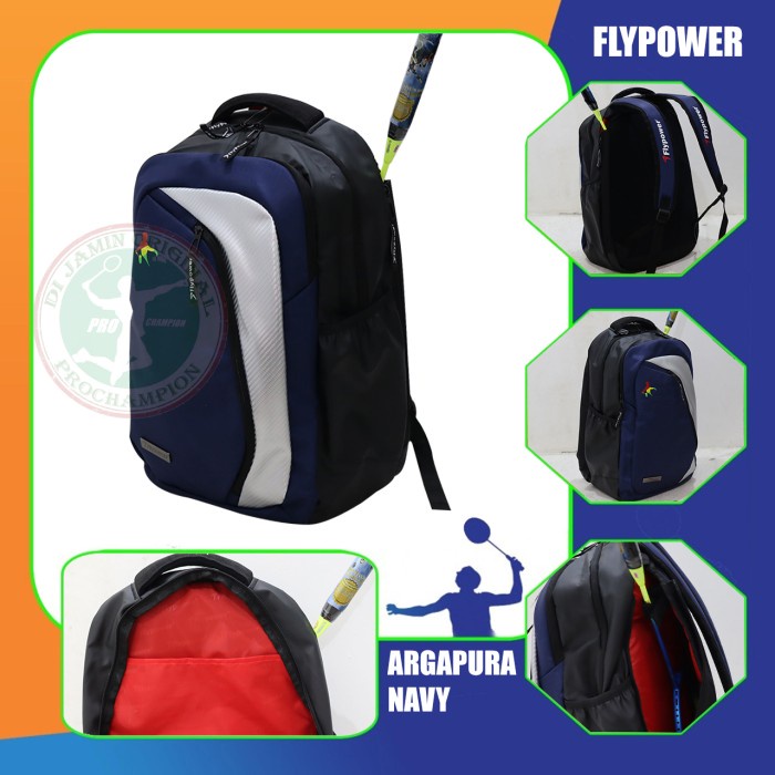 Kar Flypower Argapura Tas Ransel/Backpack Badminton Original
