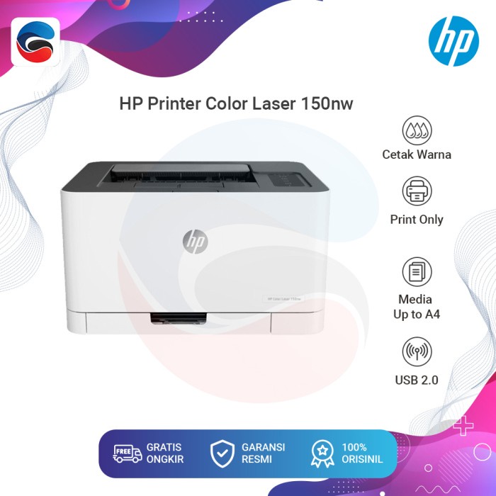 Color Hp Color Laser 150Nw Wireless Printer