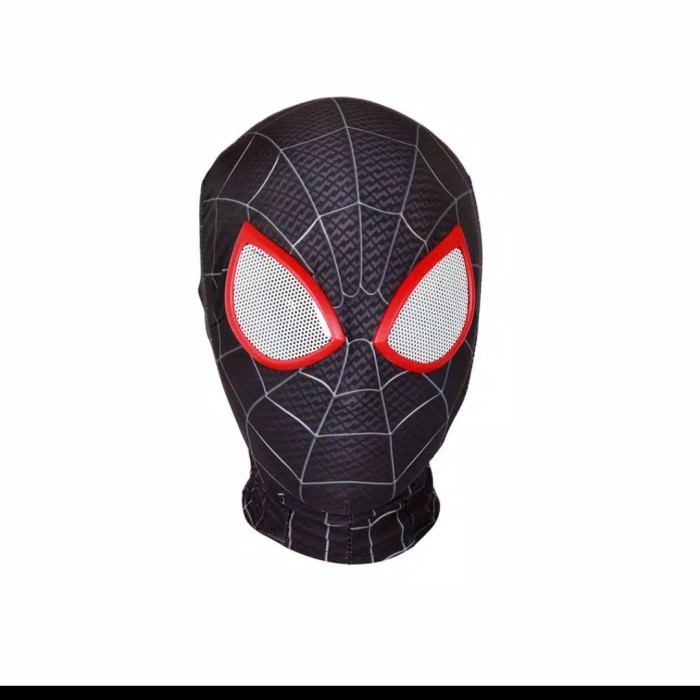 HALLOWEEN TOPENG VENOM 3D BLACK SPIDERMAN MASK HIGH QUALITY COSPLAY