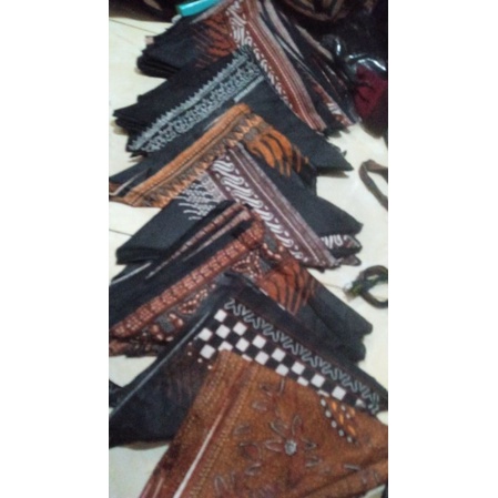 Ikat Kepala Kain Iket Batik Segitiga
