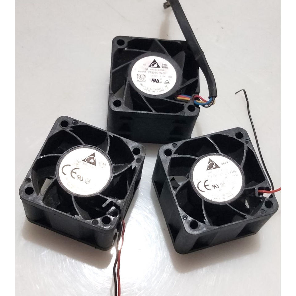 Fan Dc Brushless Delta Electronics 12v 0.24A,0,60A&2,1A 4cm