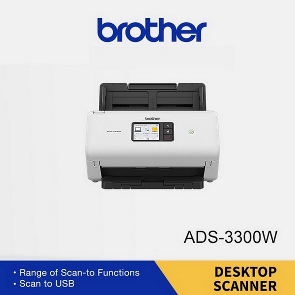 Jual Brother ADS3300W Scanner Dokumen A4 40ppm Wireless Wifi LAN ADS3300W Shopee Indonesia
