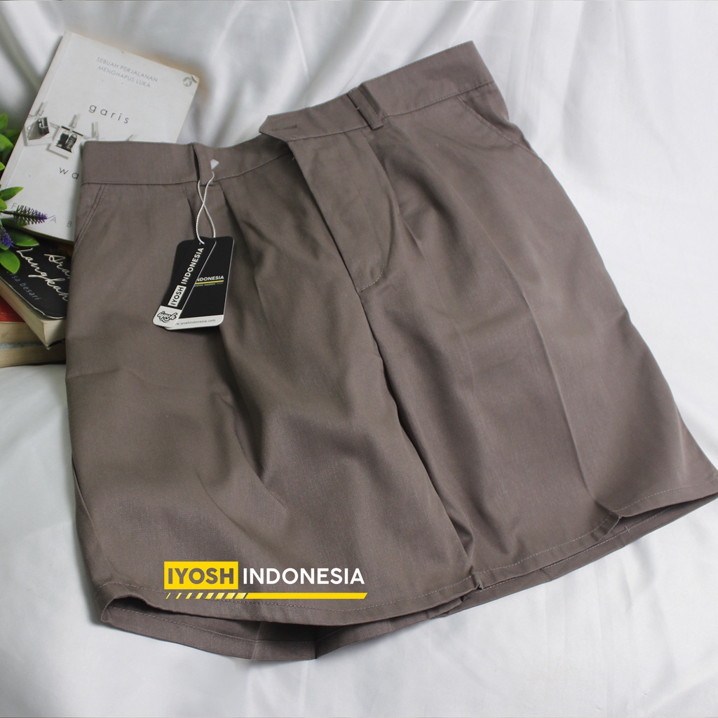 HOTPANTS POLOS CELANA PENDEK WANITA JUMBO PREMIUM BIG SIZE KOREA PANTS STYLE